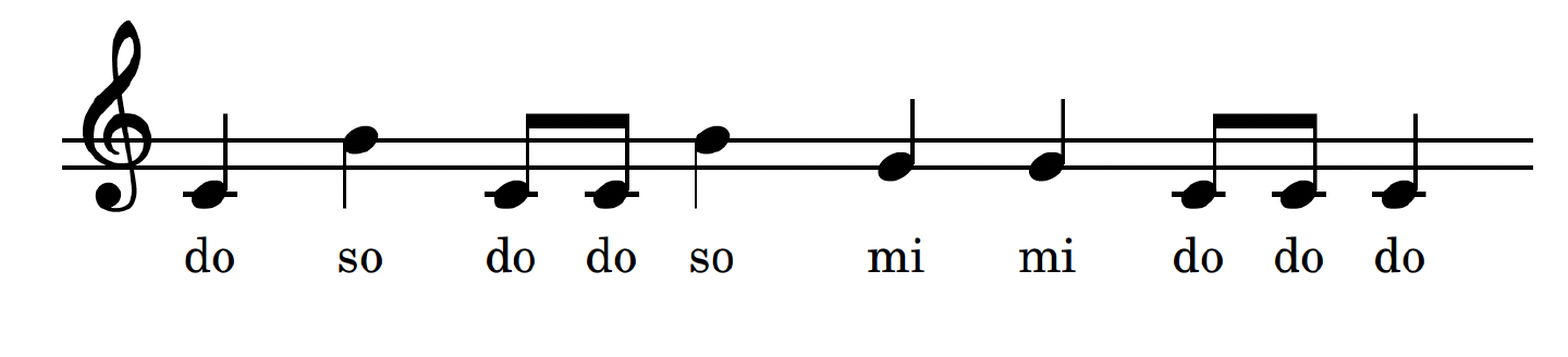 So Mi Do Melodies 2 score