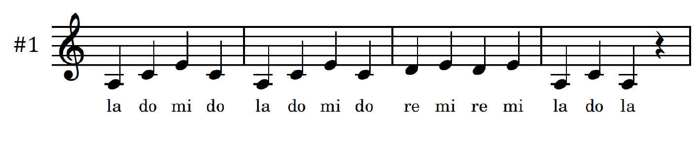 Ledger Line Melodies 1 score