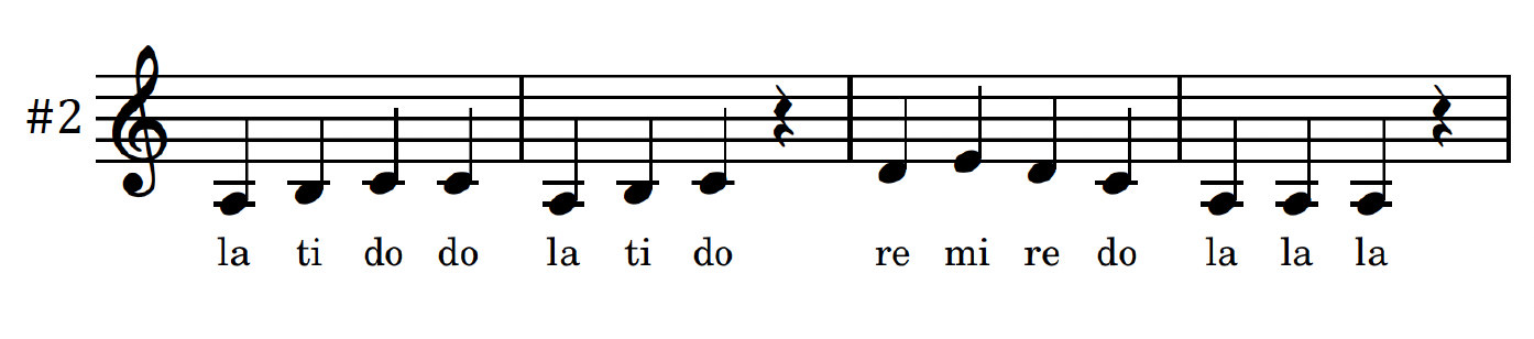Ledger Line Melodies 2 score